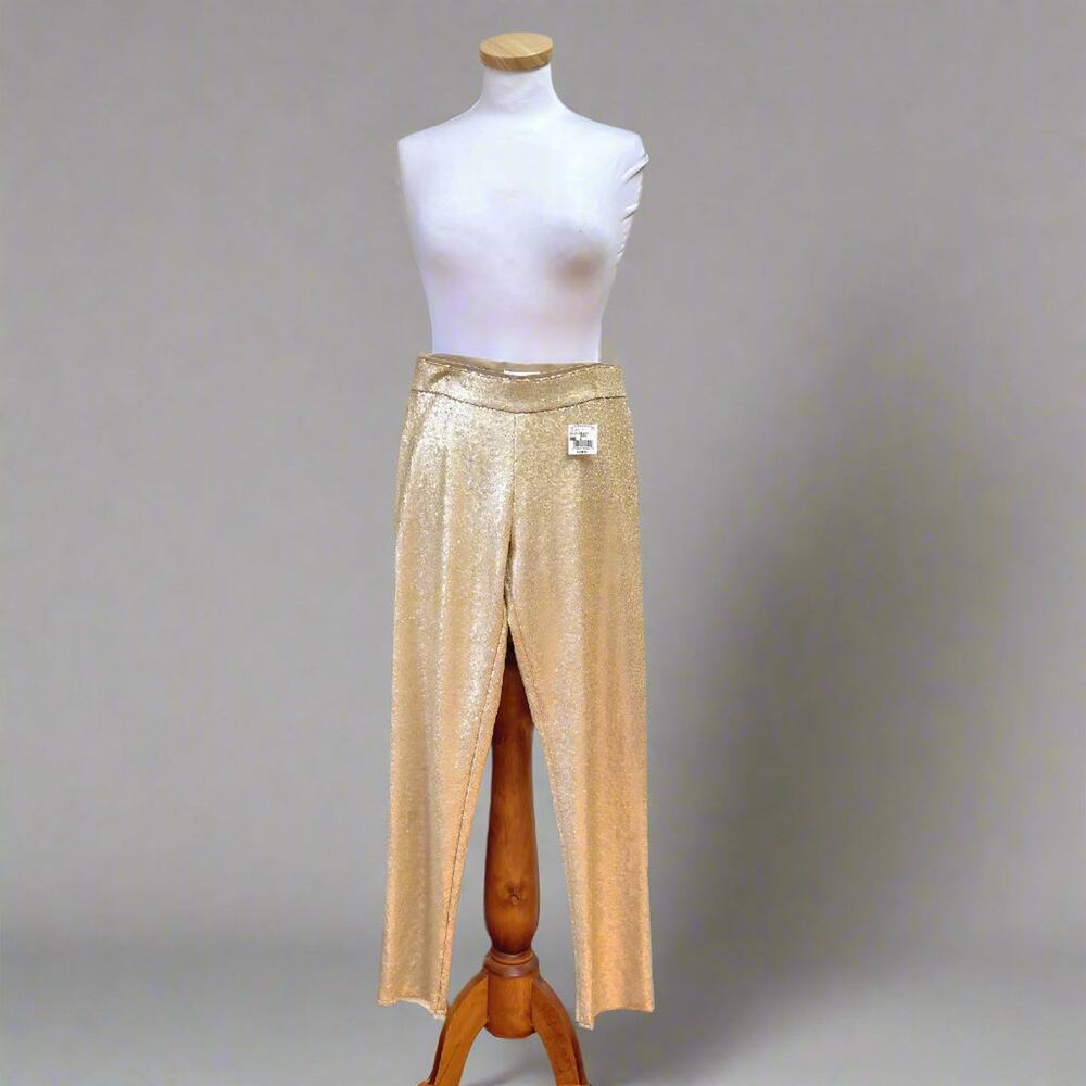 Avenue Montagne Benita gold sequin pants, size 6, NEW WITH TAGS!